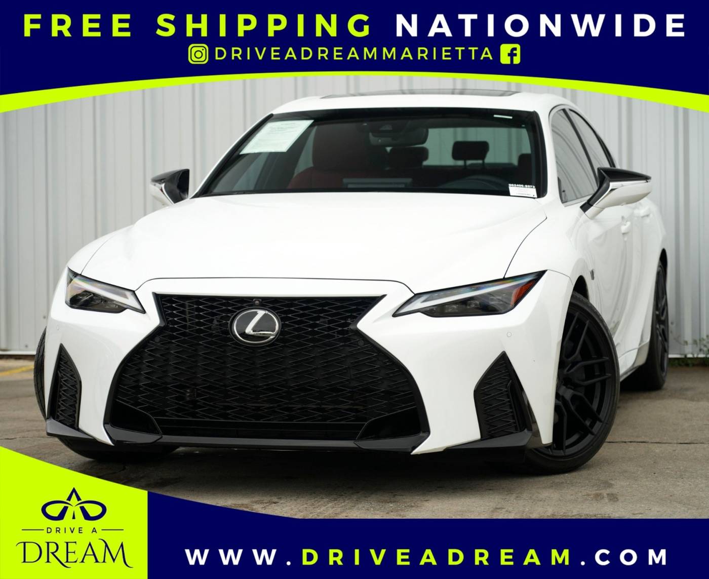 2023 Lexus IS IS 350 F SPORT — Sedan — 2,286 mi — Marietta, GA