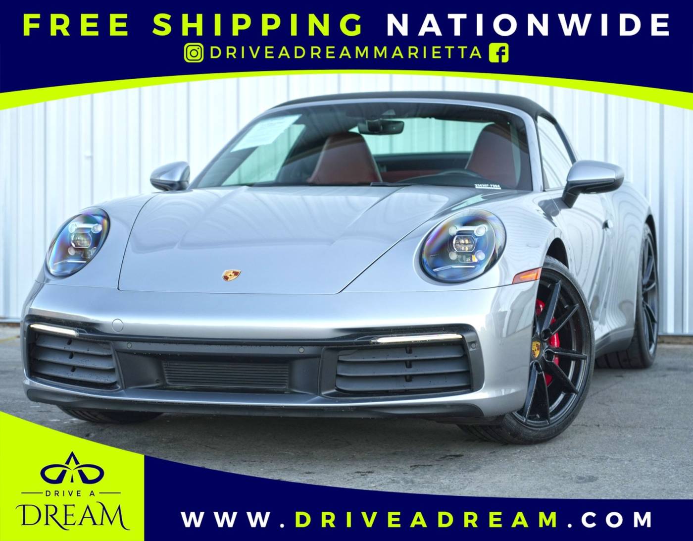 2021 Porsche 911 Targa 4S — Coupe — 9,128 mi — Marietta, GA