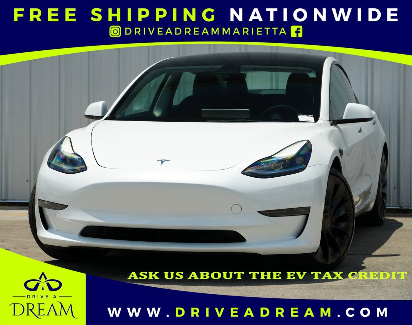 2023 Tesla Model 3 Performance — Sedan — 35,544 mi — Marietta, GA