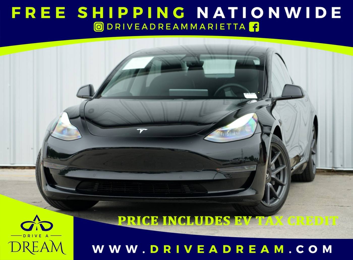 2021 Tesla Model 3 Standard Range Plus — Sedan — 51,834 mi — Marietta, GA