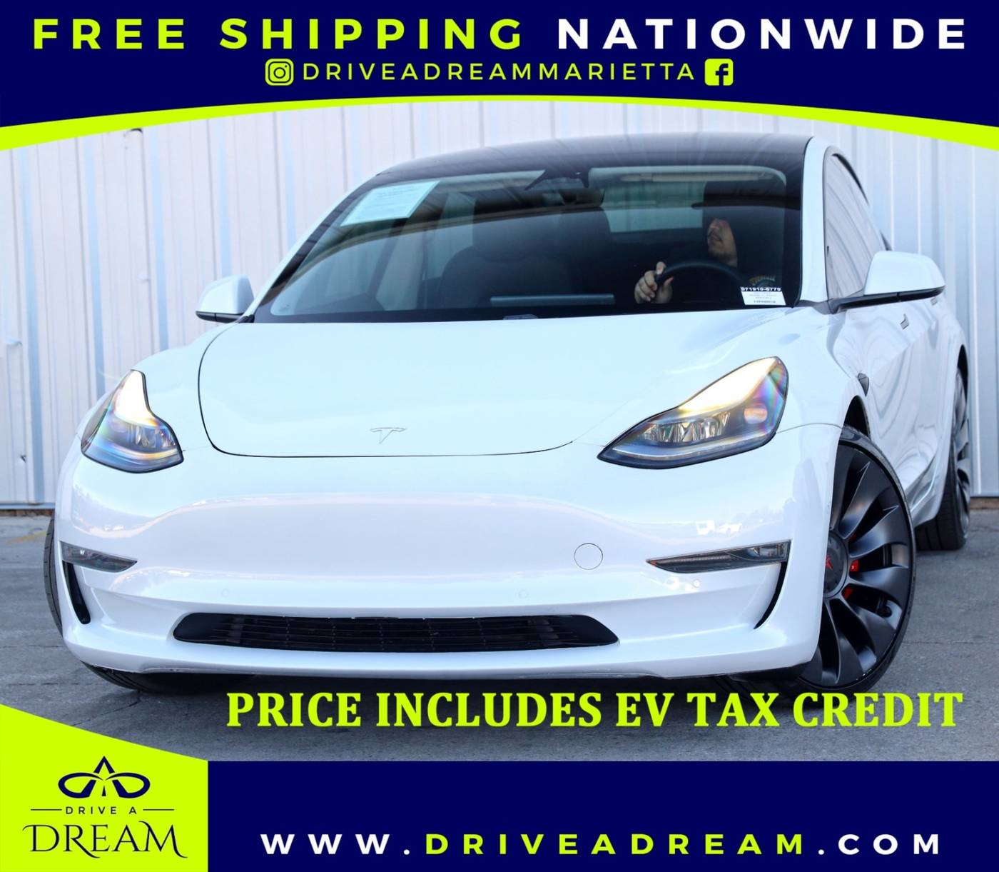 2021 Tesla Model 3 Performance — Sedan — 83,959 mi — Marietta, GA