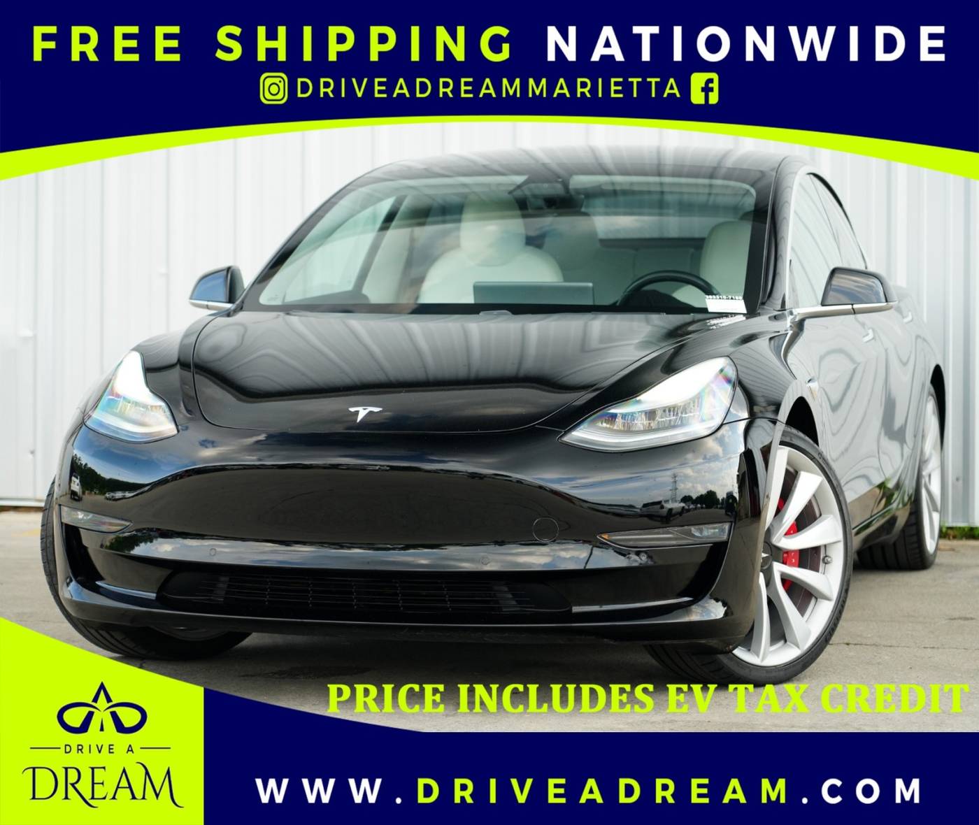 2019 Tesla Model 3 Performance — Sedan — 59,395 mi — Marietta, GA