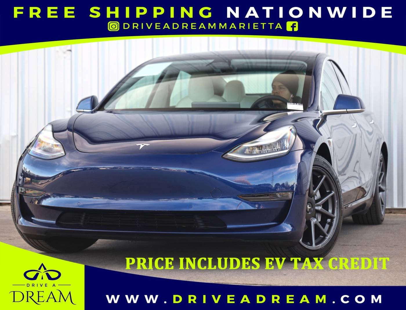 2020 Tesla Model 3 Standard Range Plus — Sedan — 34,041 mi — Marietta, GA