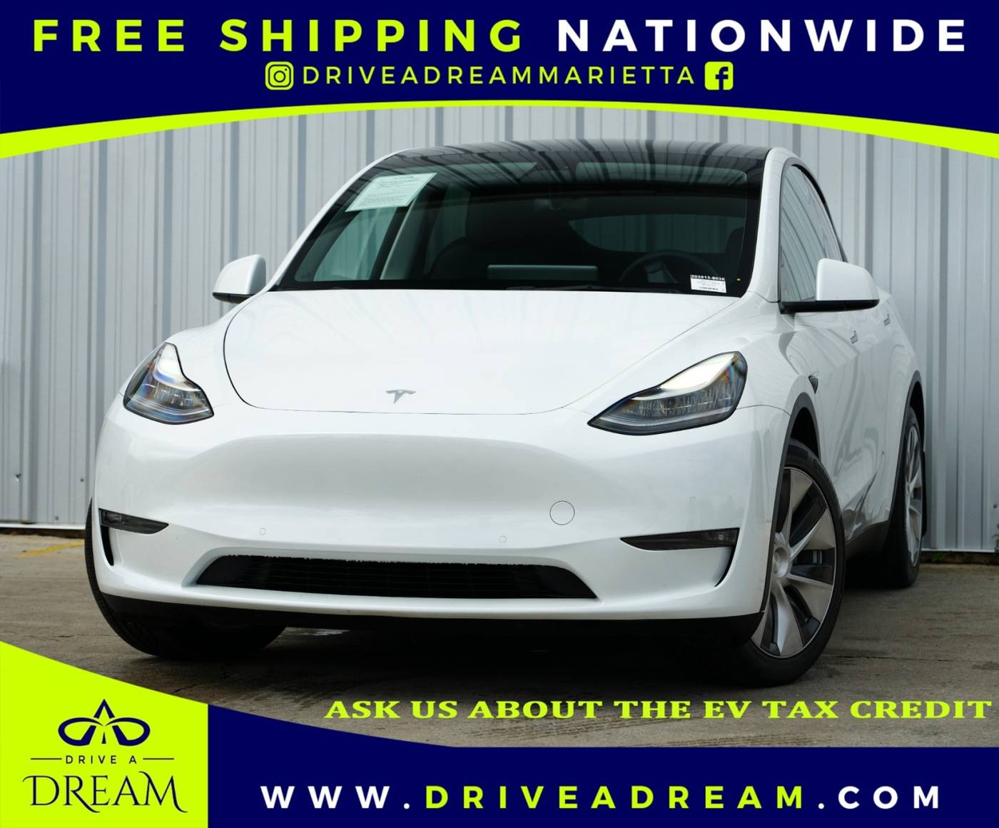 2021 Tesla Model Y Long Range — SUV — 58,106 mi — Marietta, GA
