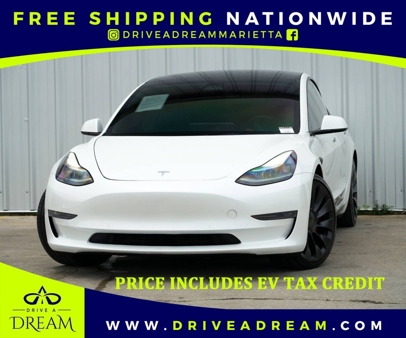 2022 Tesla Model 3 Performance — Sedan — 81,715 mi — Marietta, GA