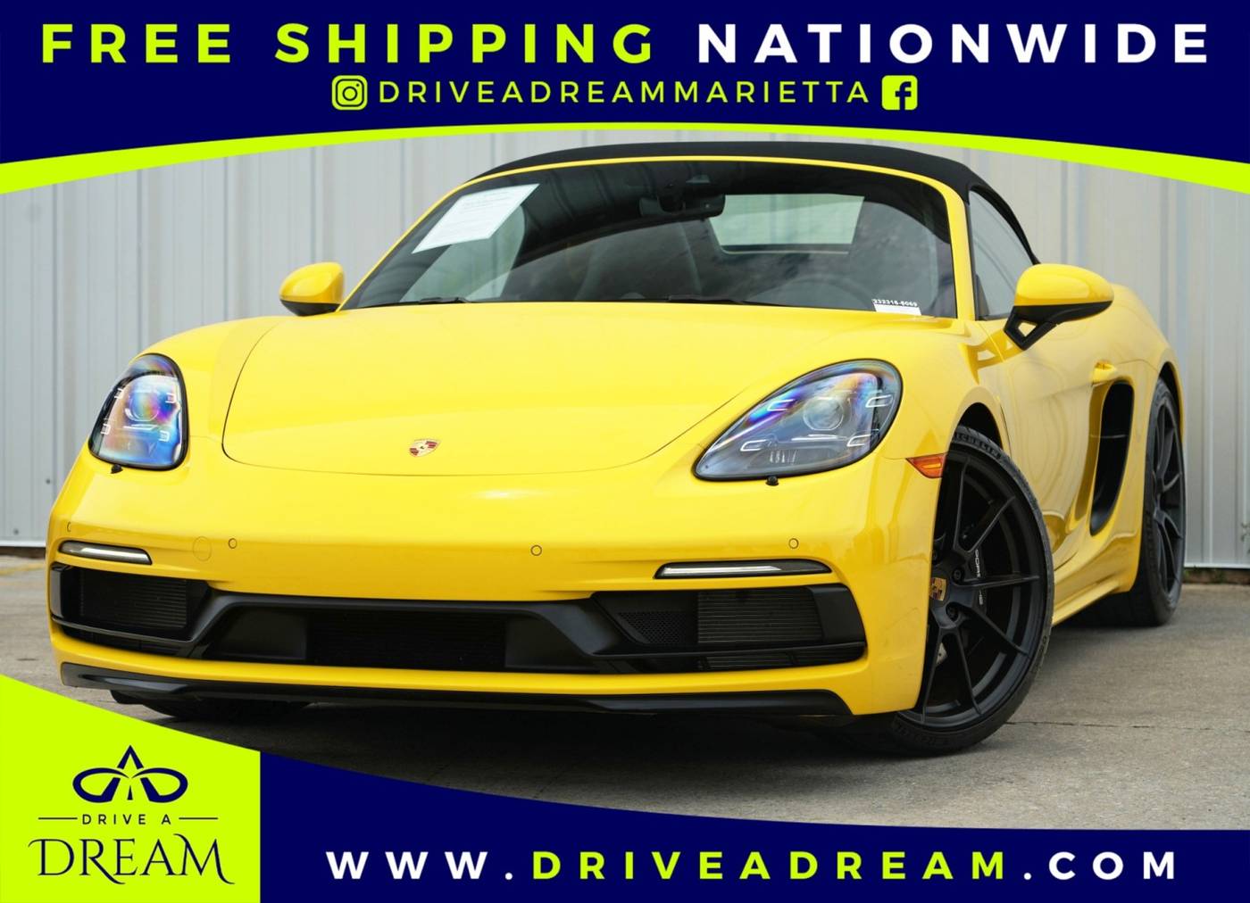 2021 Porsche 718 Boxster GTS — Convertible — 7,681 mi — Marietta, GA