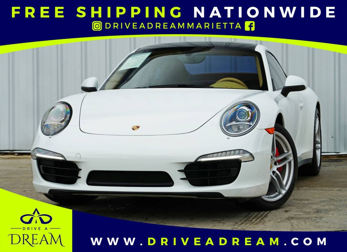 2015 Porsche 911 Carrera 4 — Coupe — 56,665 mi — Marietta, GA
