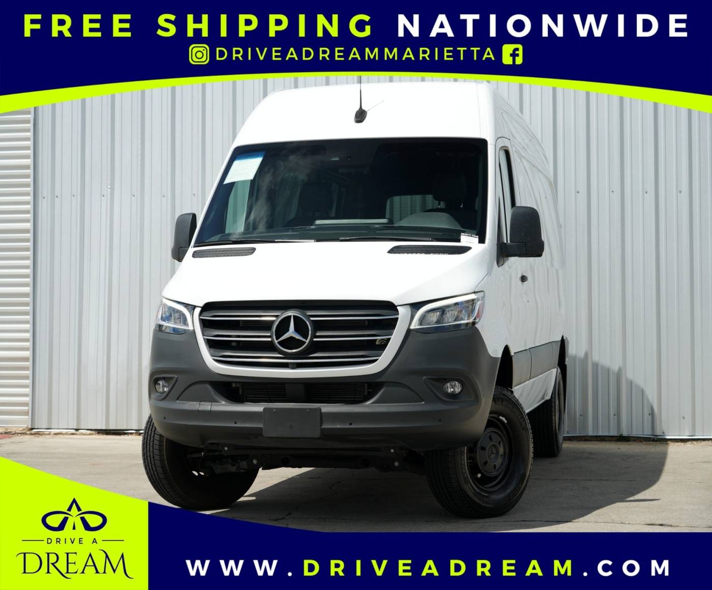 2022 Mercedes-Benz Sprinter Crew Van 2500 — Passenger Van — 10,198 mi — Marietta, GA