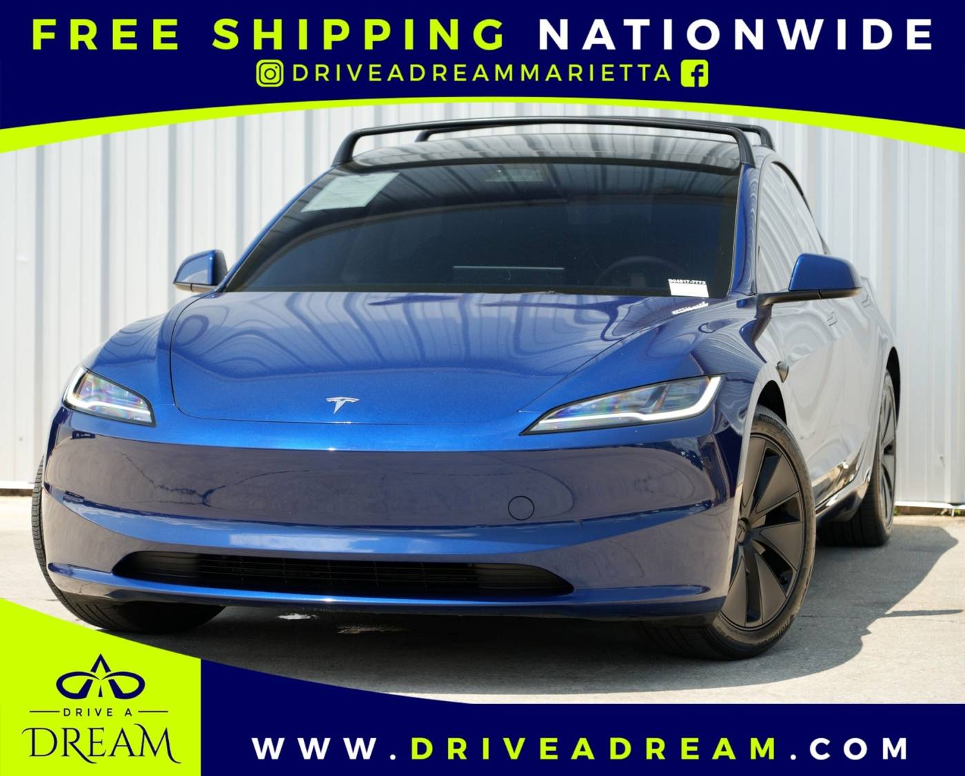 2025 Tesla Model 3 Long Range — Sedan — 4,822 mi — Marietta, GA