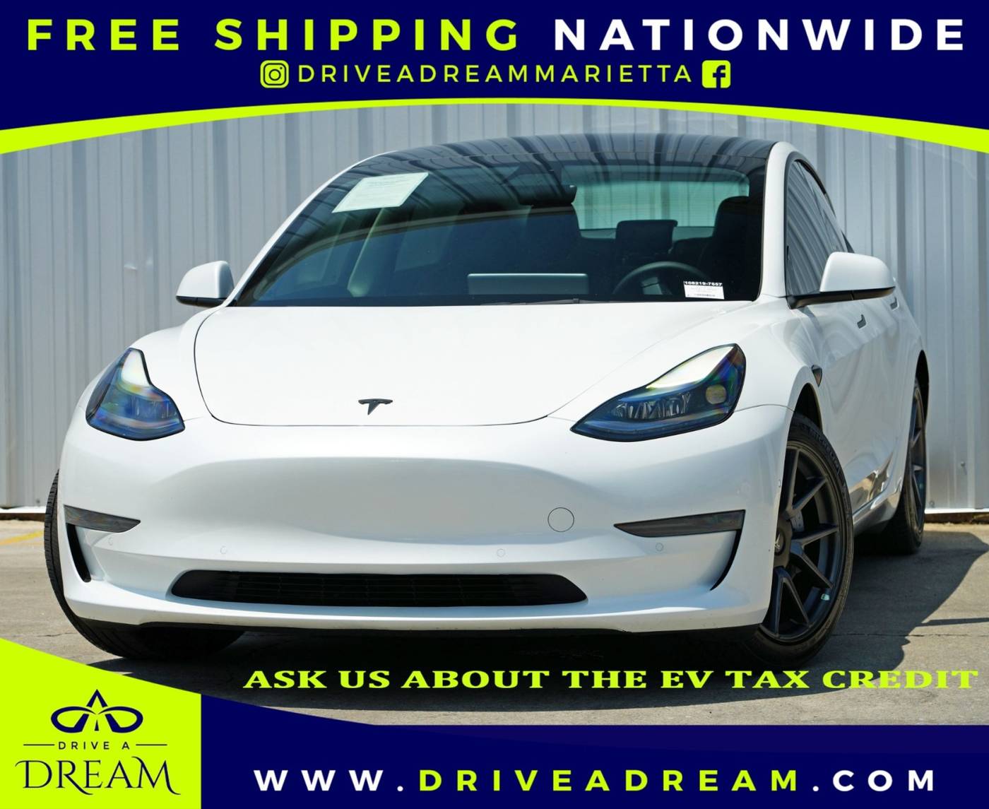 2022 Tesla Model 3 Standard Range Plus — Sedan — 56,342 mi — Marietta, GA
