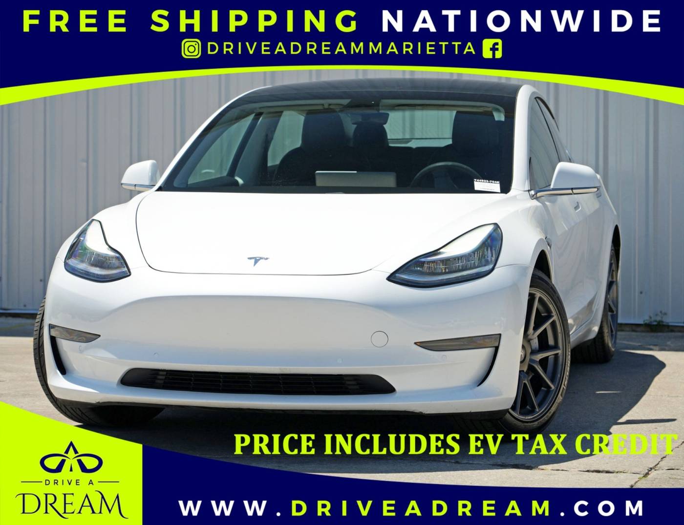 2020 Tesla Model 3 Standard Range Plus — Sedan — 52,713 mi — Marietta, GA