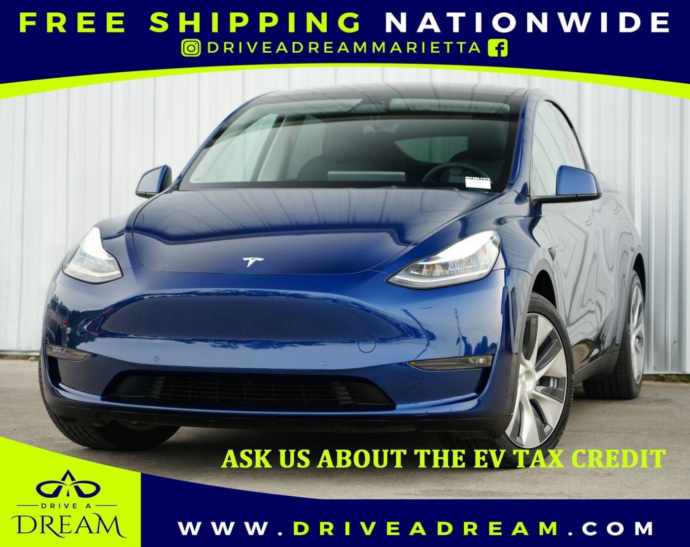 2021 Tesla Model Y Long Range — SUV — 39,666 mi — Marietta, GA