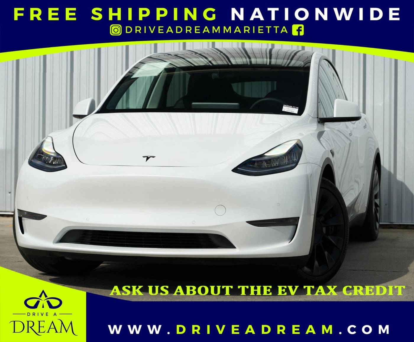 2021 Tesla Model Y Long Range — SUV — 46,917 mi — Marietta, GA