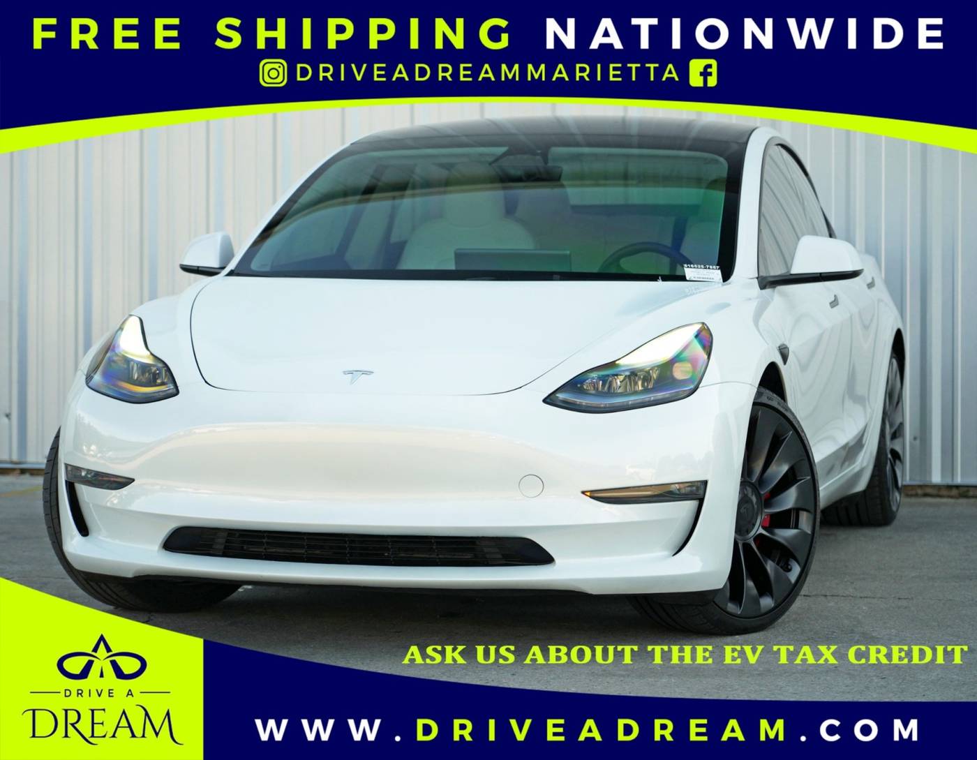 2023 Tesla Model 3 Performance — Sedan — 24,201 mi — Marietta, GA