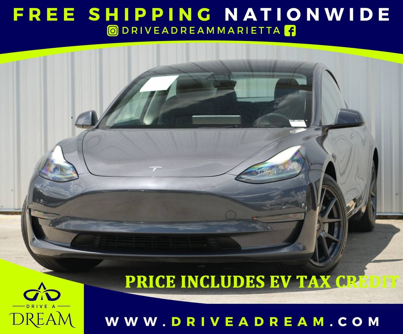 2023 Tesla Model 3 Model 3 — Sedan — 38,579 mi — Marietta, GA