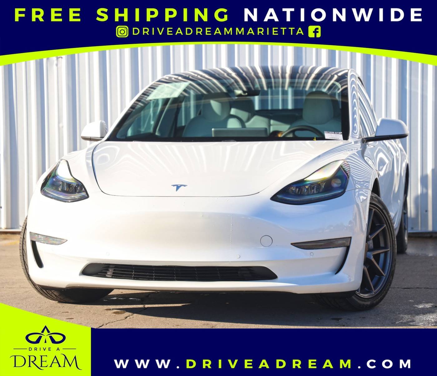 2021 Tesla Model 3 Long Range — Sedan — 66,390 mi — Marietta, GA