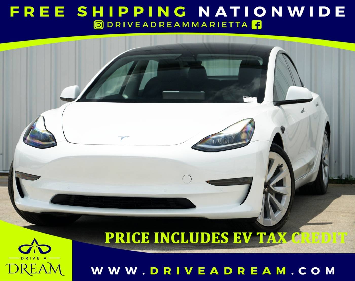 2022 Tesla Model 3 Standard Range Plus — Sedan — 25,934 mi — Marietta, GA