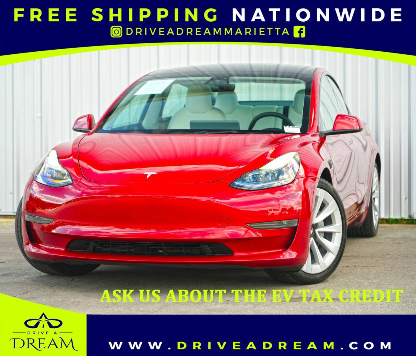 2023 Tesla Model 3 Model 3 — Sedan — 19,528 mi — Marietta, GA