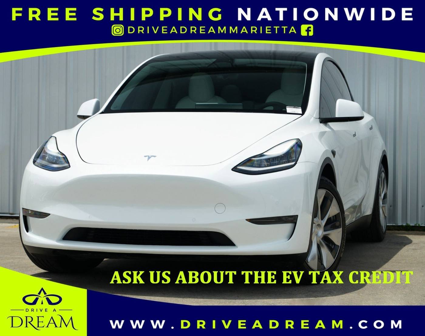 2022 Tesla Model Y Long Range — SUV — 43,836 mi — Marietta, GA