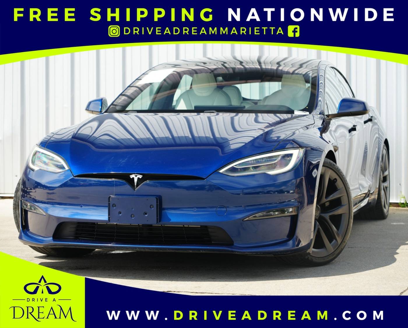 2022 Tesla Model S Long Range — Hatchback — 50,121 mi — Marietta, GA