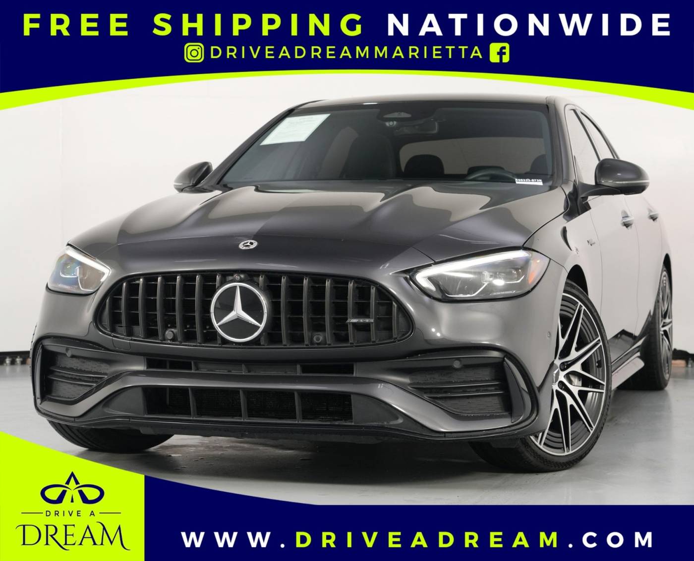 2023 Mercedes-Benz C-Class AMG C 43 — Sedan — 18,080 mi — Marietta, GA