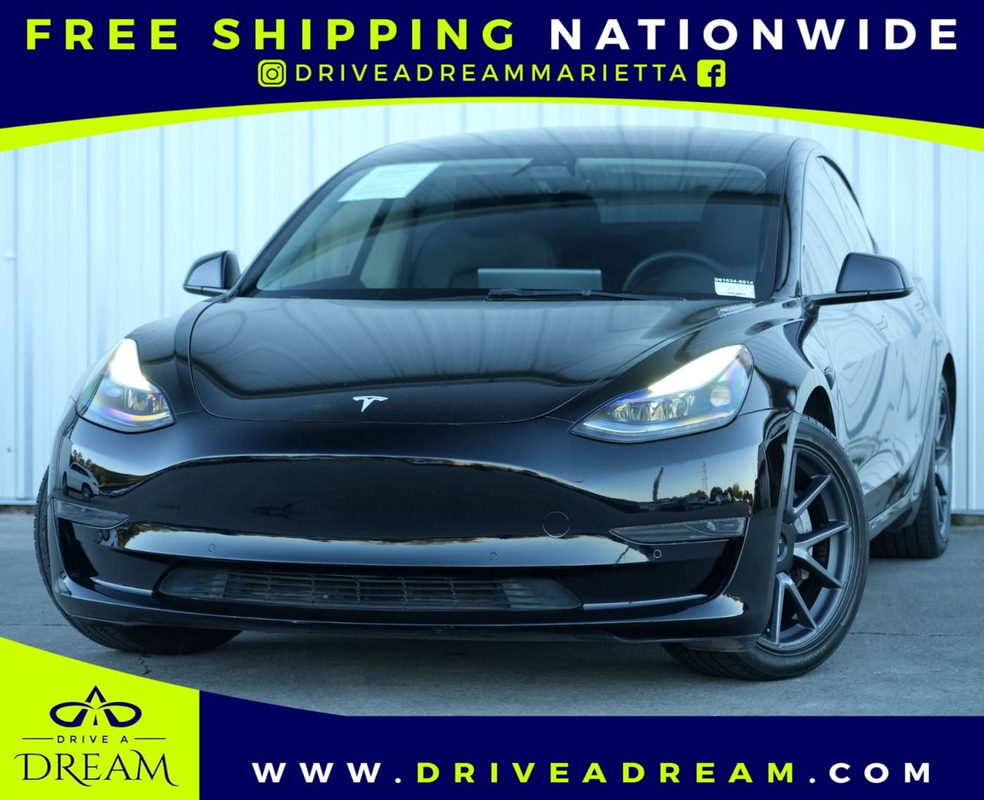 2021 Tesla Model 3 Standard Range Plus — Sedan — 59,607 mi — Marietta, GA