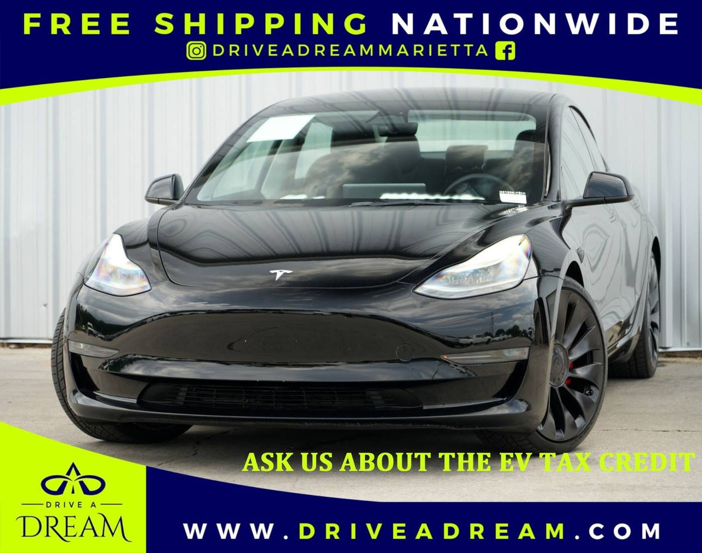 2023 Tesla Model 3 Performance — Sedan — 46,006 mi — Marietta, GA