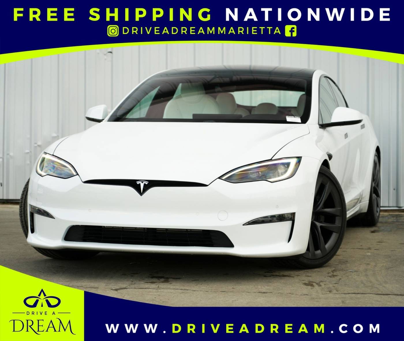 2022 Tesla Model S Long Range — Hatchback — 46,099 mi — Marietta, GA