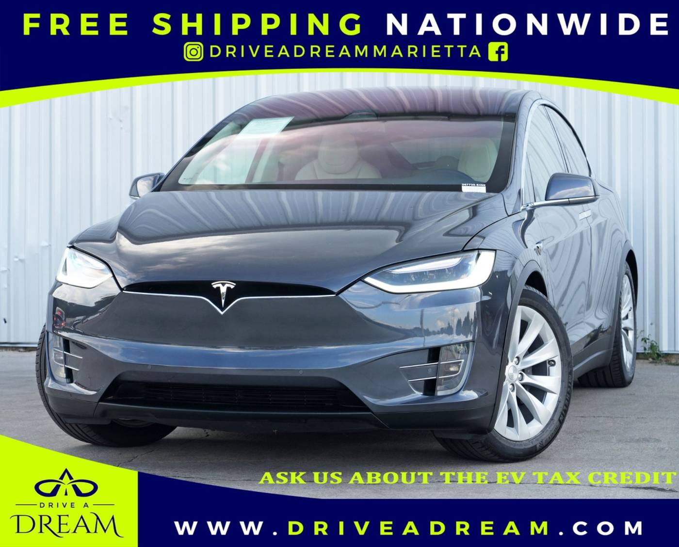 2017 Tesla Model X 75D — SUV — 59,009 mi — Marietta, GA