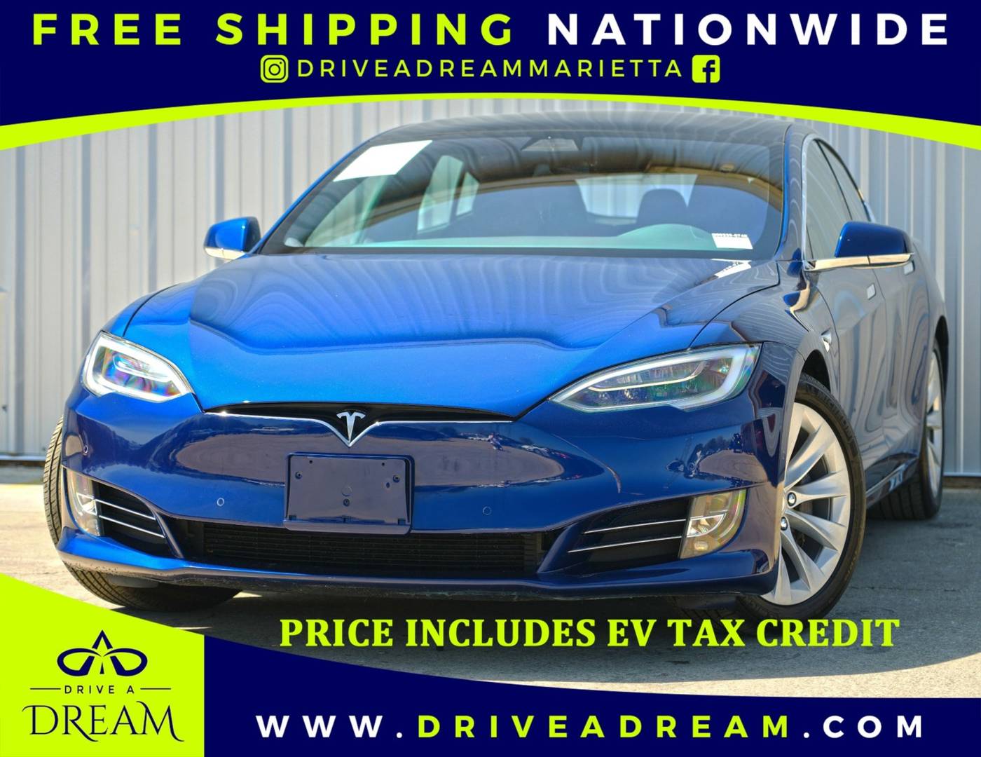 2018 Tesla Model S 75D — Hatchback — 53,078 mi — Marietta, GA