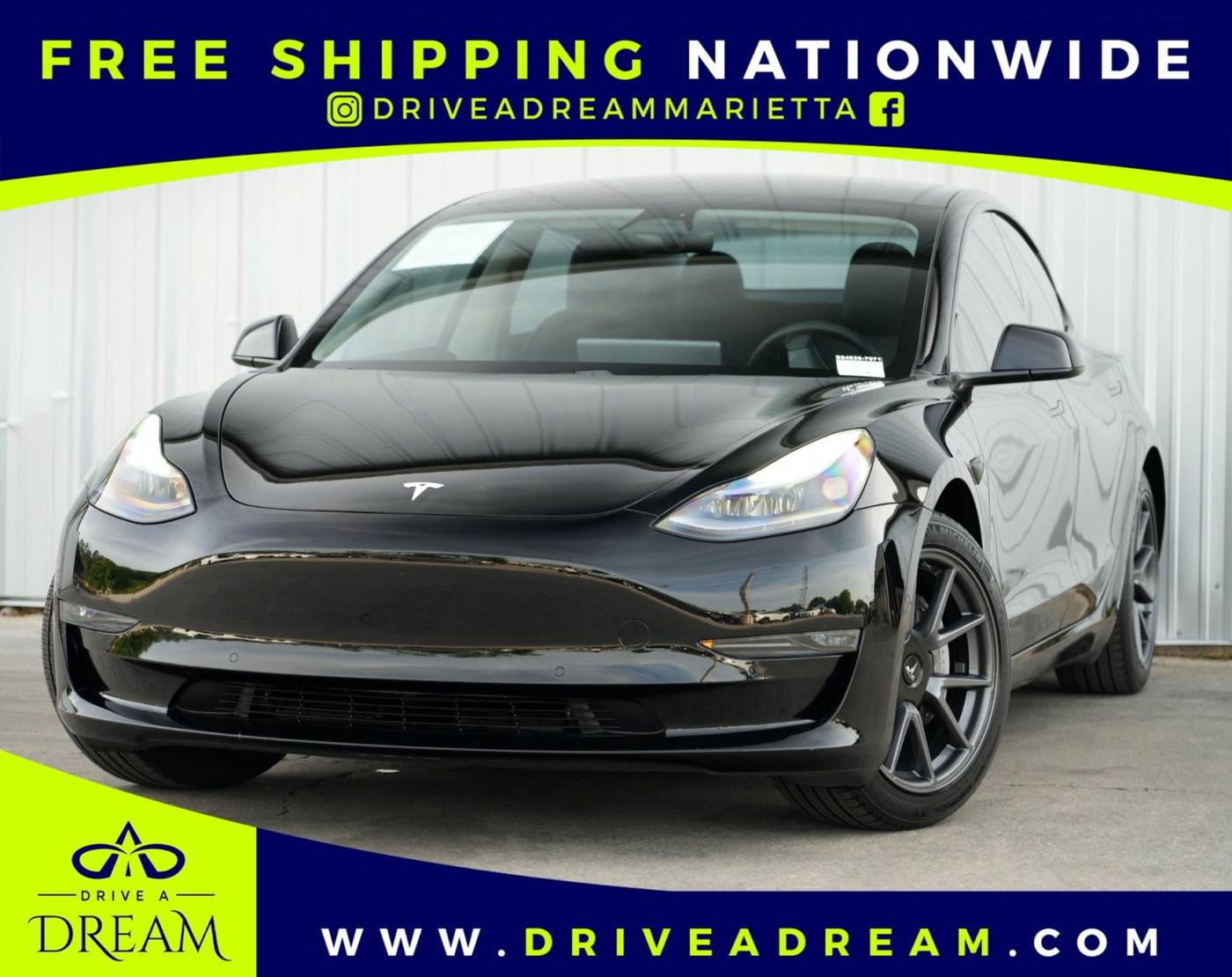 2021 Tesla Model 3 Long Range — Sedan — 30,042 mi — Marietta, GA