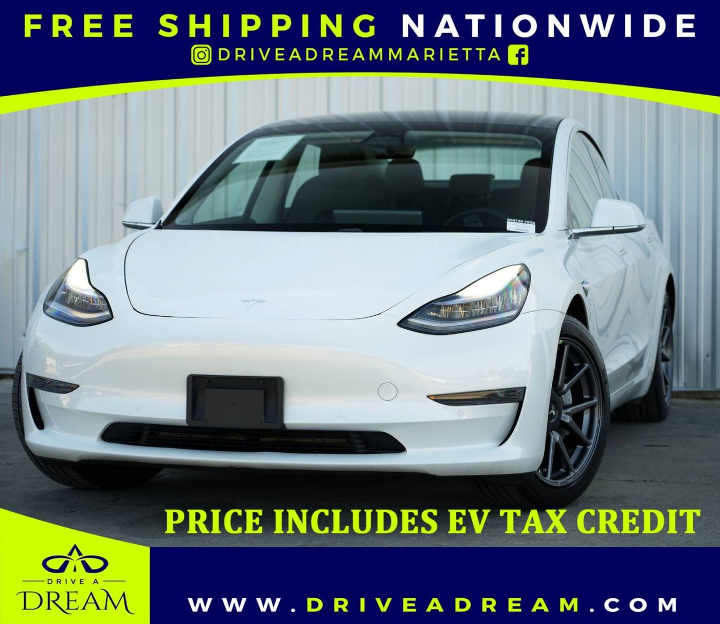 2020 Tesla Model 3 Standard Range Plus — Sedan — 50,368 mi — Marietta, GA