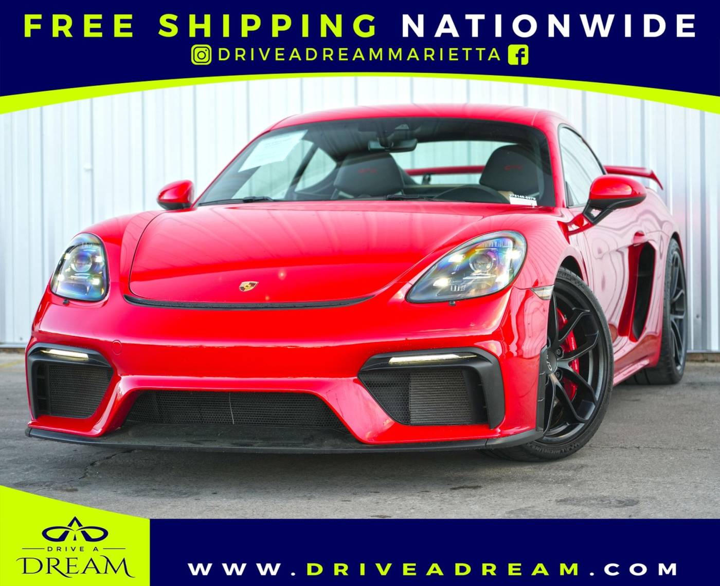 2022 Porsche 718 Cayman GT4 — Coupe — 24,384 mi — Marietta, GA