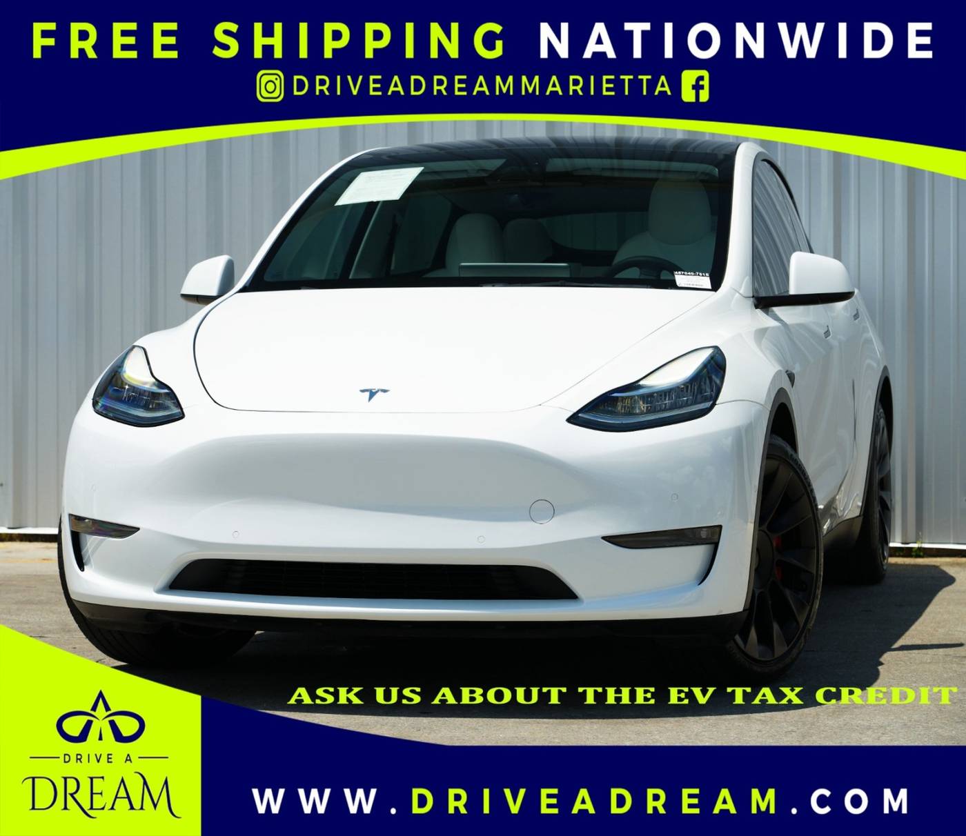 2022 Tesla Model Y Long Range — SUV — 46,123 mi — Marietta, GA