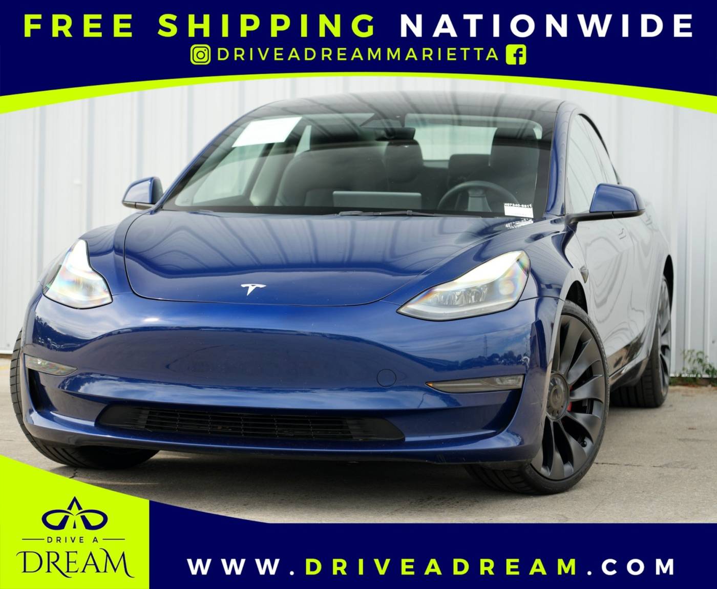 2023 Tesla Model 3 Performance — Sedan — 45,935 mi — Marietta, GA