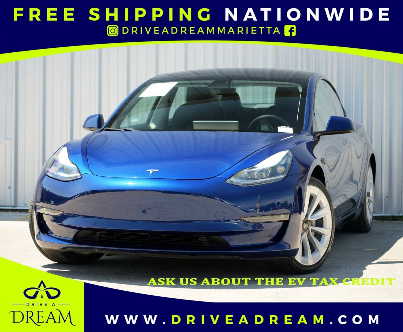 2022 Tesla Model 3 Standard Range Plus — Sedan — 70,452 mi — Marietta, GA