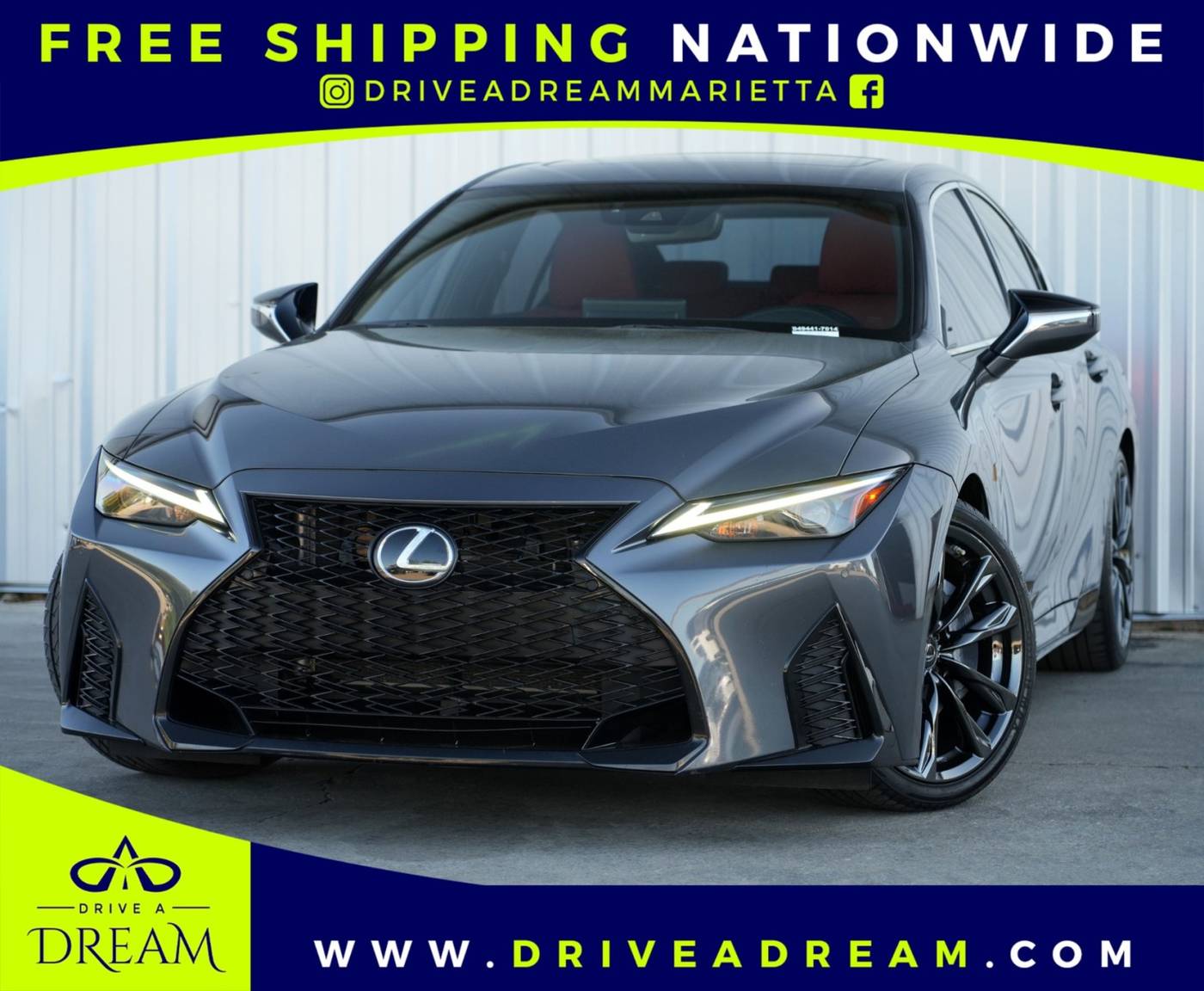 2022 Lexus IS IS 350 F SPORT — Sedan — 42,780 mi — Marietta, GA