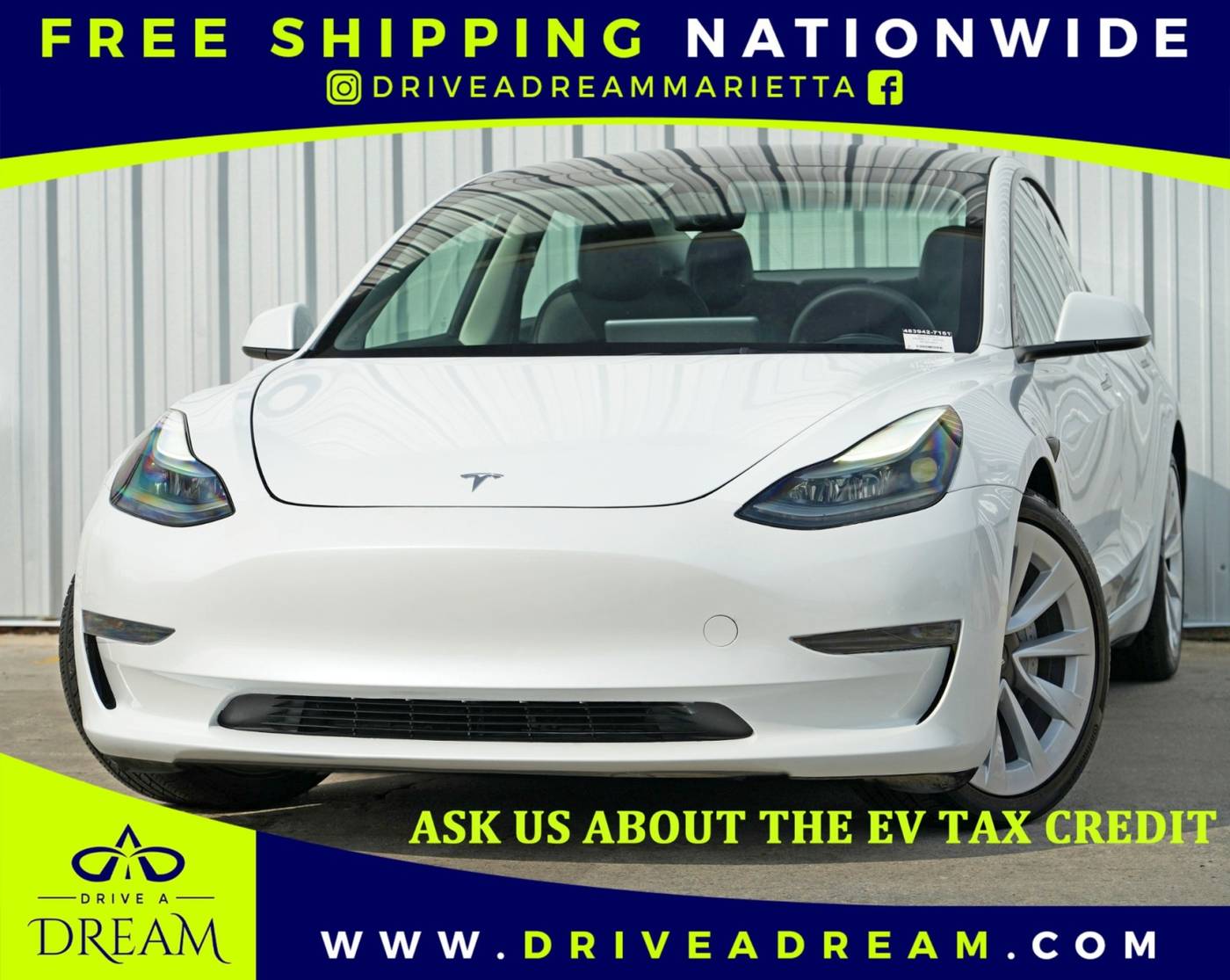 2023 Tesla Model 3 Model 3 — Sedan — 20,186 mi — Marietta, GA