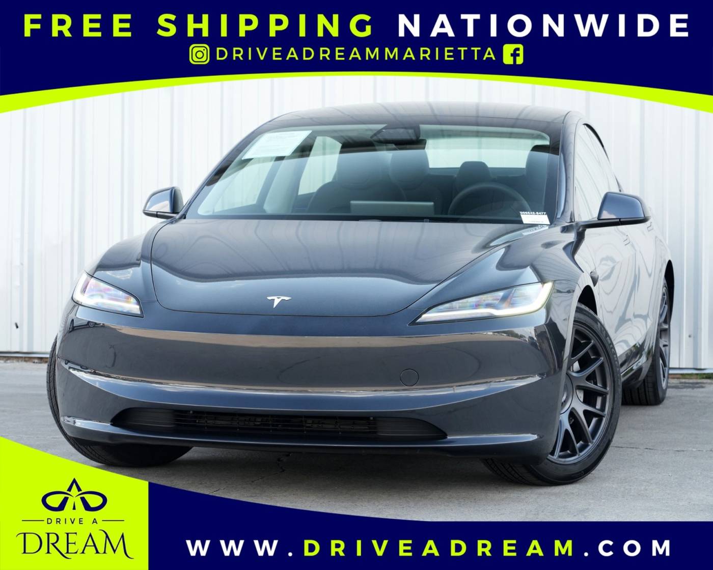 2025 Tesla Model 3 Long Range — Sedan — 1,725 mi — Marietta, GA