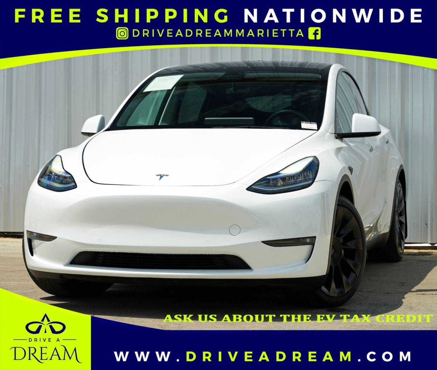 2021 Tesla Model Y Long Range — SUV — 59,968 mi — Marietta, GA