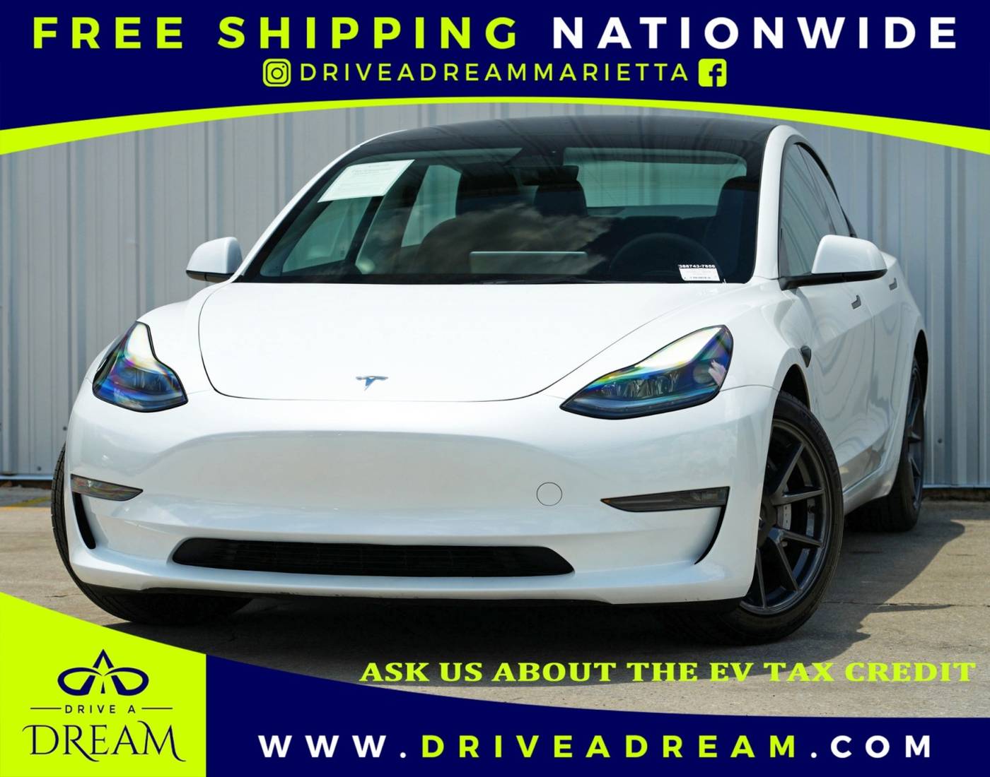 2023 Tesla Model 3 Long Range — Sedan — 31,168 mi — Marietta, GA