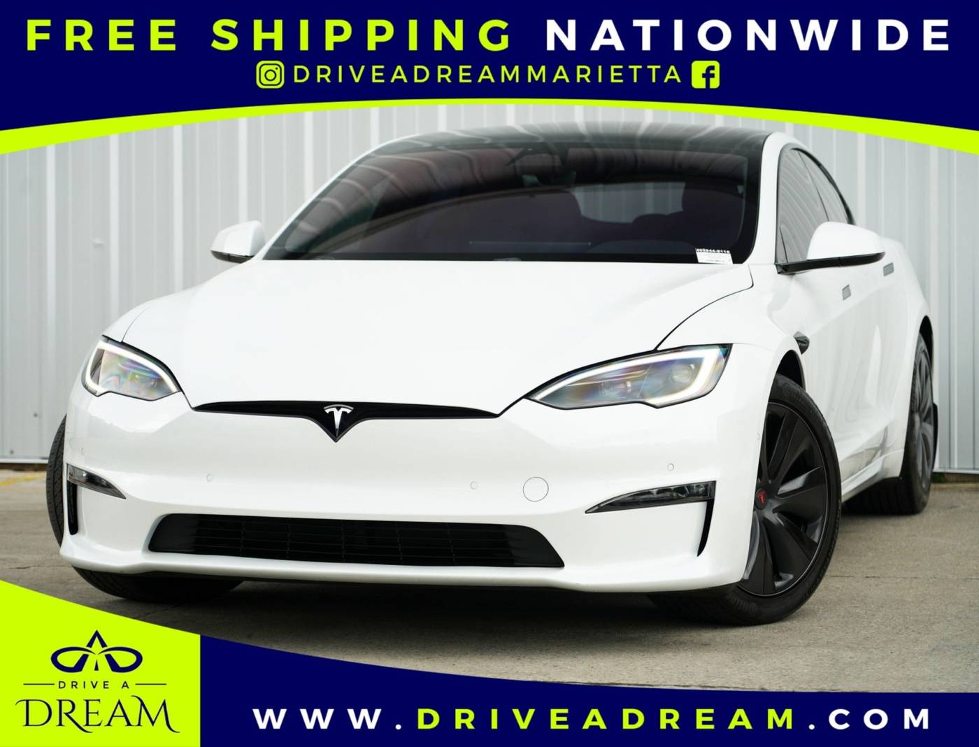 2022 Tesla Model S Long Range — Hatchback — 21,414 mi — Marietta, GA