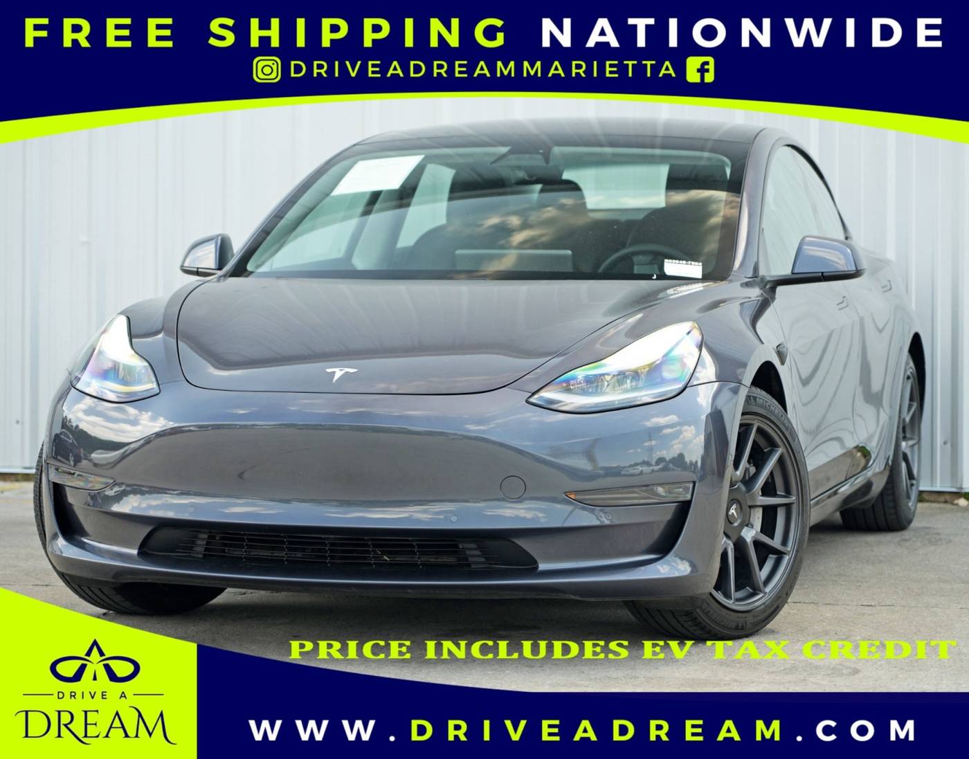 2021 Tesla Model 3 Standard Range Plus — Sedan — 24,463 mi — Marietta, GA