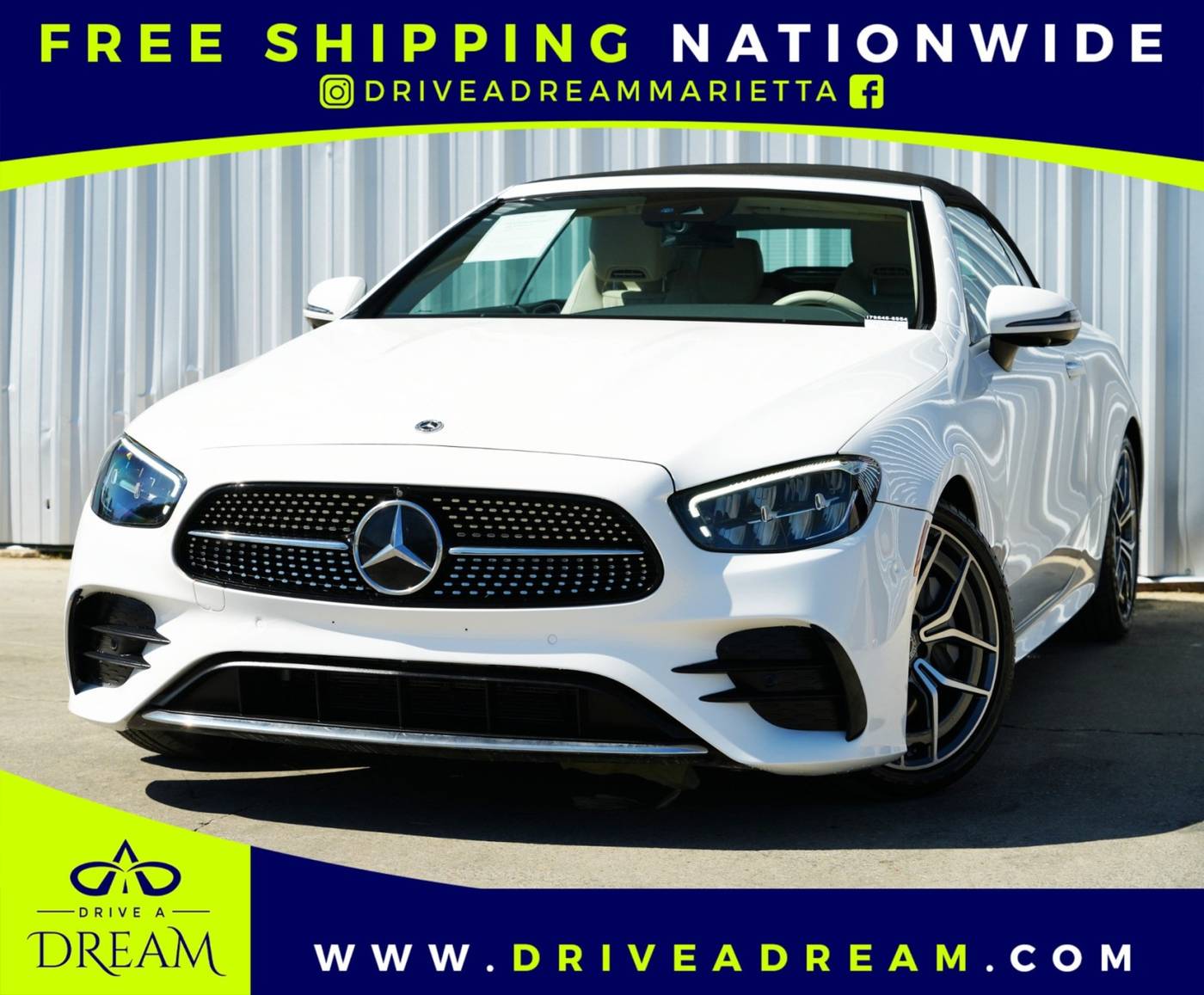 2022 Mercedes-Benz E-Class E 450 — Convertible — 26,191 mi — Marietta, GA