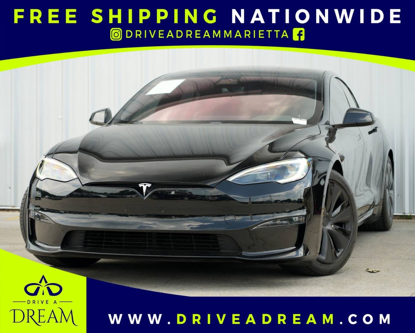 2022 Tesla Model S Long Range — Hatchback — 55,797 mi — Marietta, GA