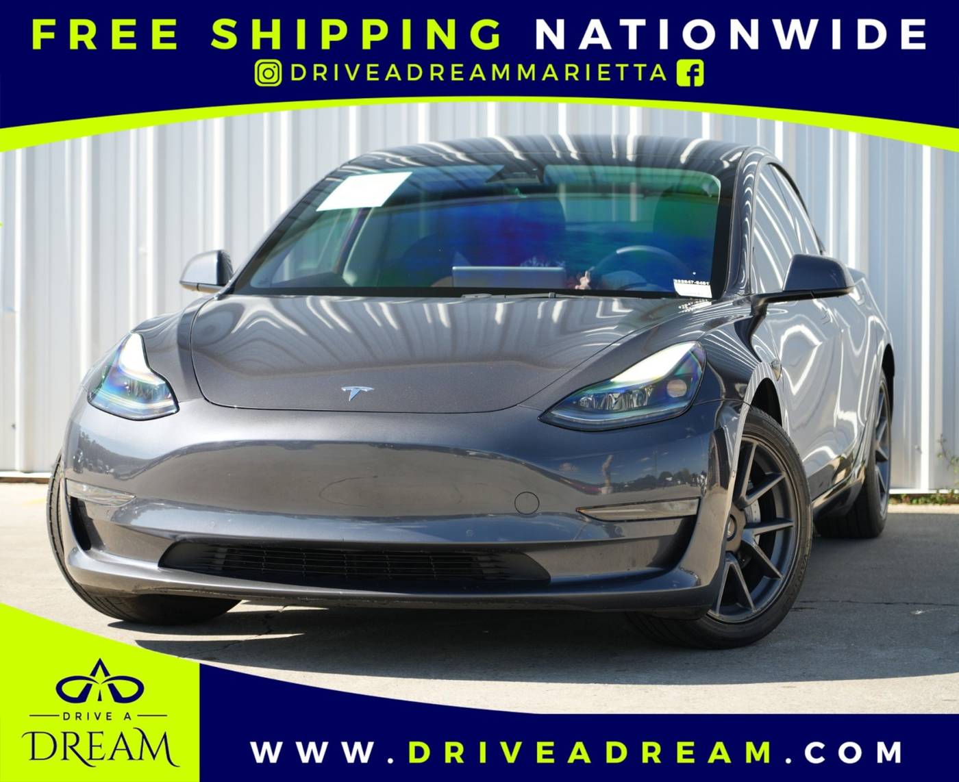 2022 Tesla Model 3 Long Range — Sedan — 52,825 mi — Marietta, GA