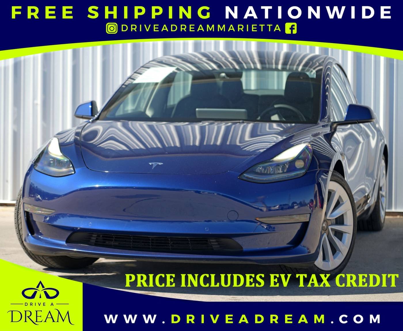 2022 Tesla Model 3 Standard Range Plus — Sedan — 35,423 mi — Marietta, GA