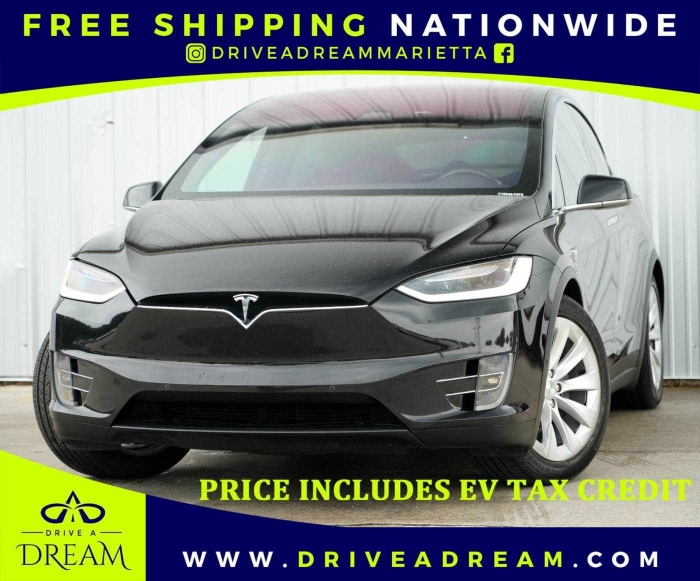 2018 Tesla Model X 100D — SUV — 93,492 mi — Marietta, GA