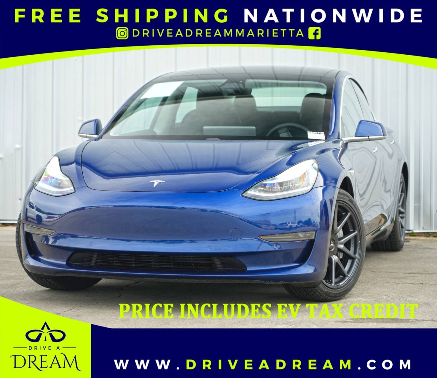 2020 Tesla Model 3 Standard Range Plus — Sedan — 63,803 mi — Marietta, GA