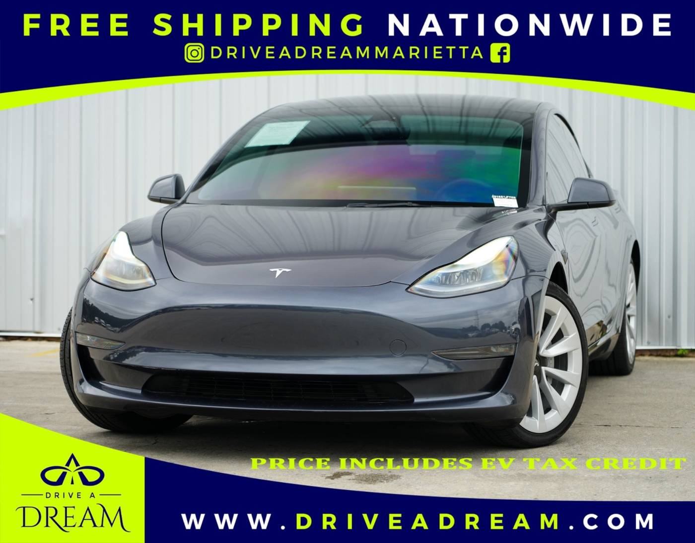 2023 Tesla Model 3 Long Range — Sedan — 68,335 mi — Marietta, GA